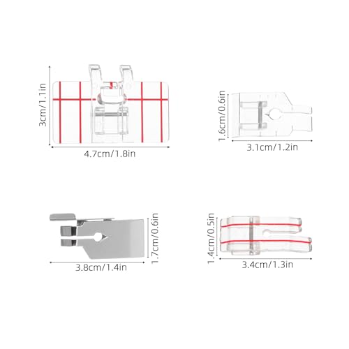 Set 4 Pies Prensatelas para Máquina de Coser Hogar miniatura 2