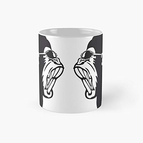 Gorillas agro sunglasses - Funny Coffee Mugs Tea Cup 11OZ White