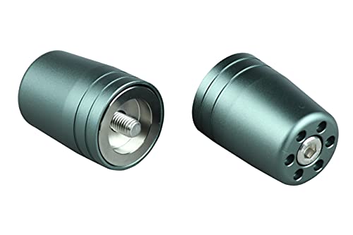 ポッシュ(POSH) ハンドルバーエンド ウルトラヘビーバーエンド カワサキ純正ハンドル M8用 NINJA250 | Z900RS | ZRX1200DAEG 等 マットグレー 031579-29