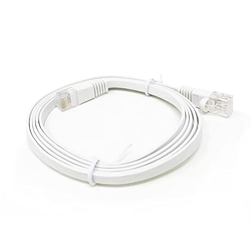 Cable de red Ethernet plano Cat6 de 4 pies Buhbo (pack 5) miniatura 2