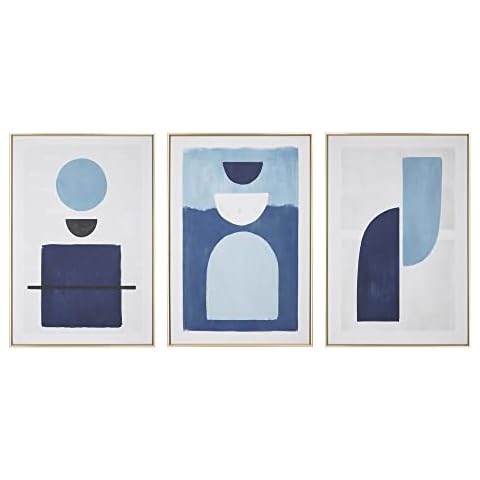 ArtbyHannah Bule Abstract Canvas Wall Art Cover