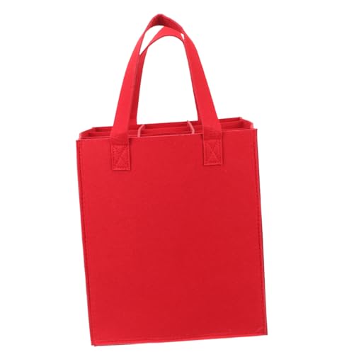 Cabilock Portable Wine and Beer Storage Bag Stylish Felt Wine Carrier for Bottles for Parties and Events Practical and Decorative