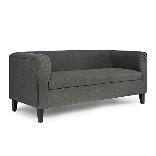 Image of Wakefit Sofa Set | 3 Year Warranty | Sofa 2 Seater, 2 Seater Sofa for Living Room, Wooden Sofa Set, Couch Sofa for Living Room - Miami(Tahoe : Ash Grey)