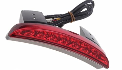 Clignotant de moto momt feu arriere stop rouge et fumee pour Custom Bobber Chopper