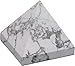 Produktbild FTTAODFY Grauer Pyramidenkristall, Quarz, Kristalle und Heilsteine, Heimdekoration, Kunsthandwerk Edelstein, Yogo, Energieausgleich