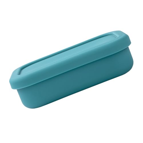 iplusmile Contenedor de Silicona Hermético para Alimentos Caja Práctica y Reutilizable para Microondas y Lavavajillas para Comidas Portátiles y Camping Capacidad Grande y Diseño Compacto