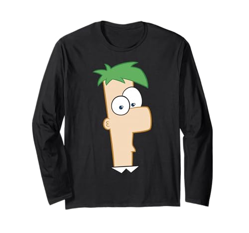 T-shirt Ferb Disney manches longues vêtement enfant imprimé Phineas and Ferb