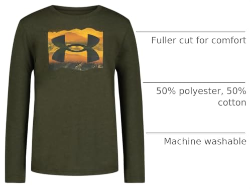 Image of Under Armour Boys' Long Sleeve Graphic T-Shirt, Lightweight & Breathable, Outdoor Collection