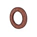 Seal Washer 1pcs TG4 Skeleton Three Lip Brown FKM Rubber Oil Seals, Fluoroelastomer Framework High Temperature Resistant Gaskets ID 110mm Gasket Lip (Size : 110-130-14 mm)