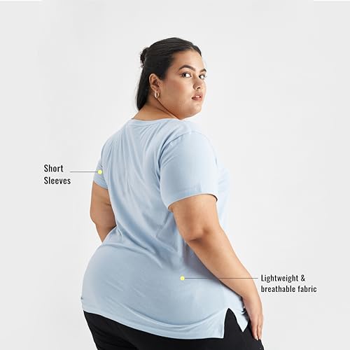 Image of Spirit Animal Plus Size Tshirts for Women | Casual Tshirts for Women | Tshirts for Women Workout, Gym, Running | Yoga Tshirt | Sweat Wicking Fabric | Relaxed Fit | Quick Dry