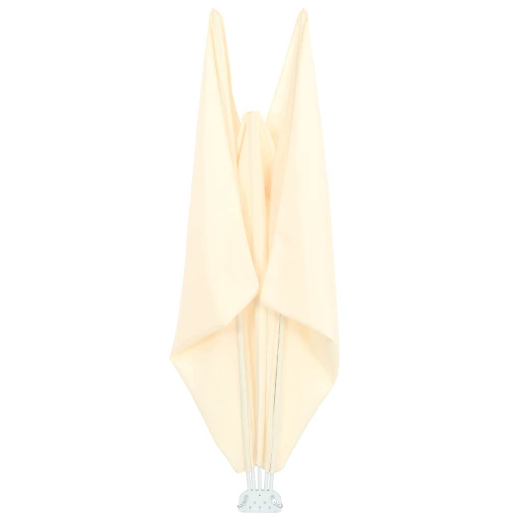 Auvent latéral Pliable de Terrasse Crème 400x200 cm Jardin