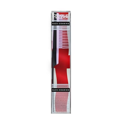 Tangle Teezer - Escova de cabelo para finalização Back Combing Hairbrush, Cor: Lilás