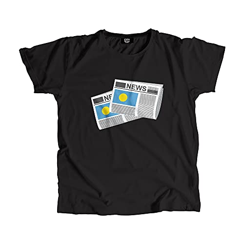 T-shirt Palau Newspapers mode vintage t-shirt original coton graphique