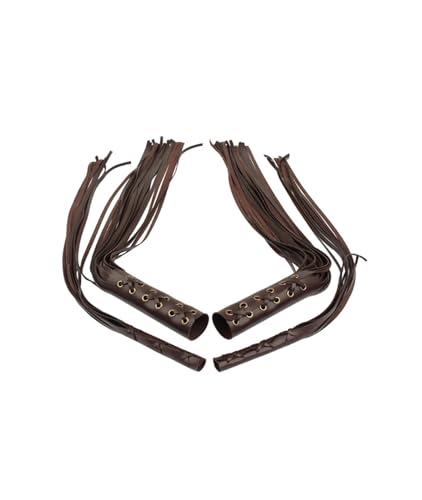 Poignées De Moto Poignées De Guidon De Moto À Franges En Cuir PU, Couvercle De Levier De Frein Universel Pour Har&ley Cruiser