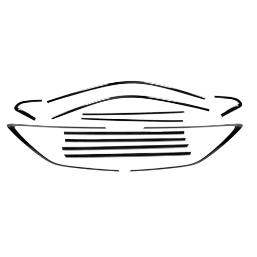 Moldura de ventana exterior para Jeep Grand Cherokee 2011-2021 en acabado negro brillante
