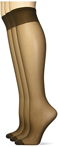 Berkshire Women's Day Sheer Knee High with Reinforced Toe-3 Pack