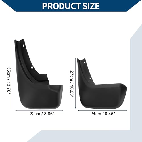 Image of Mud Flaps Splash Guards W /Mount Accessories for Land Rover Discovery 5 2017-2019 Front Rear Mud Guards 1 Set