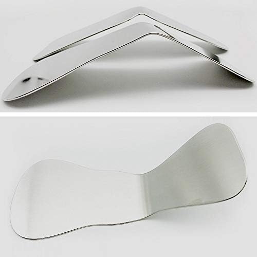 Espejo dental intraoral de doble cara de acero inoxidable, reflector