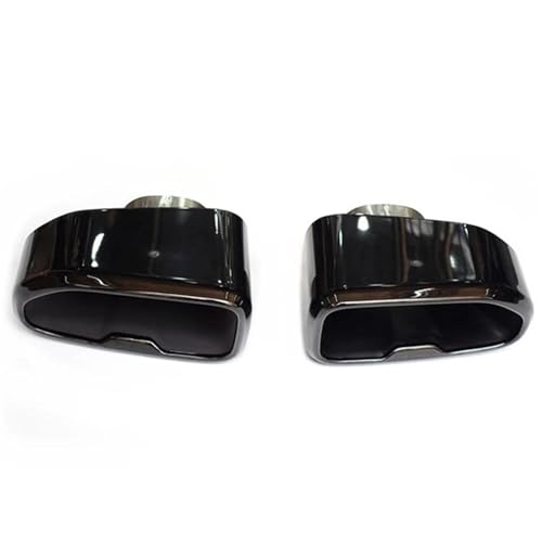 Tubo de escape de coche en acero inoxidable negro cuadrado para G01 X3 y G02 X4 M40i