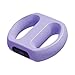 Teruyol Portable Body Vibration Massage Ring Electric Back Massage Tool with Waistband Supplies Compact Handheld for Workout Mother, Purple