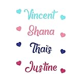 Application avec un fer à repasser réglable en température ou une presse à chaud