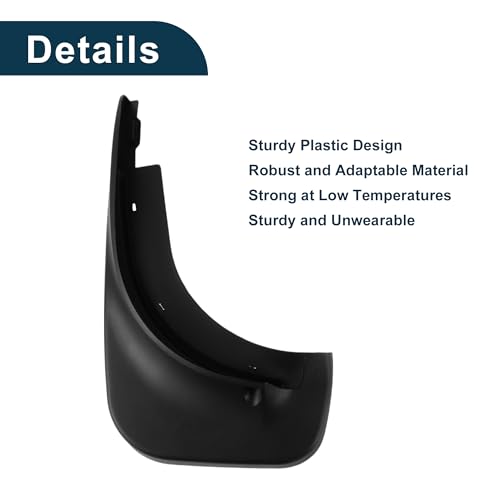 Image of Mud Flaps Splash Guards for Volkswagen Touareg 2005-2010 W /Mount Accessories Mud Guards Front and Rear 1 Set