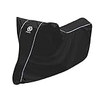 SOLUSTRE-1pc-Motorcycle-Cover-Black-Out-Tent-Outdoor-Tents-Bike-Dust-Cover-Protection-Scooter-Cover-Bike-Tent-Motorcycle-Tarp-Motorcycle-Gift-Sun-Visor-Waterproof-PVC-Coating-Electric-Car