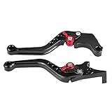 ARAMOX Motorcycle Brake Lever, Clutch Short Brake Lever Handle for Grom MSX125 - Black 13-18