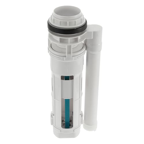 Válvula de descarga de inodoro con doble botón recambio de plástico blanco para tanque 2