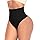 Tummy Control Thong Shapewear for Women High Waisted Panties Girdle Seamless Shaping Body Shaper Underwear (A# Black-5,M)