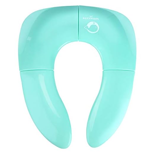 Folding Travel Portable Potty Seat for Toddlers and Kids, Fits Most Toilets, No Falling in, 4 Non Slip Silicone Pads, Upgrade Potty Training Toilet Seat Includes Free Travel Bag - Blue