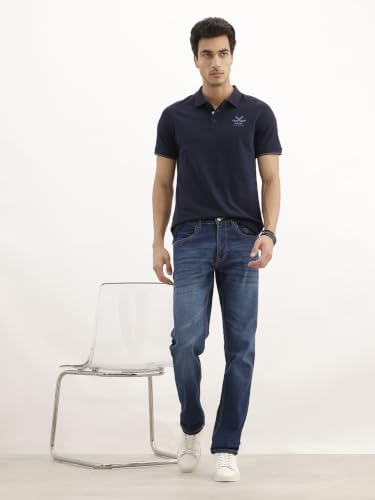 Image of WROGN Men's Regular Fit Jeans | Mid Rise | Jeans for Man