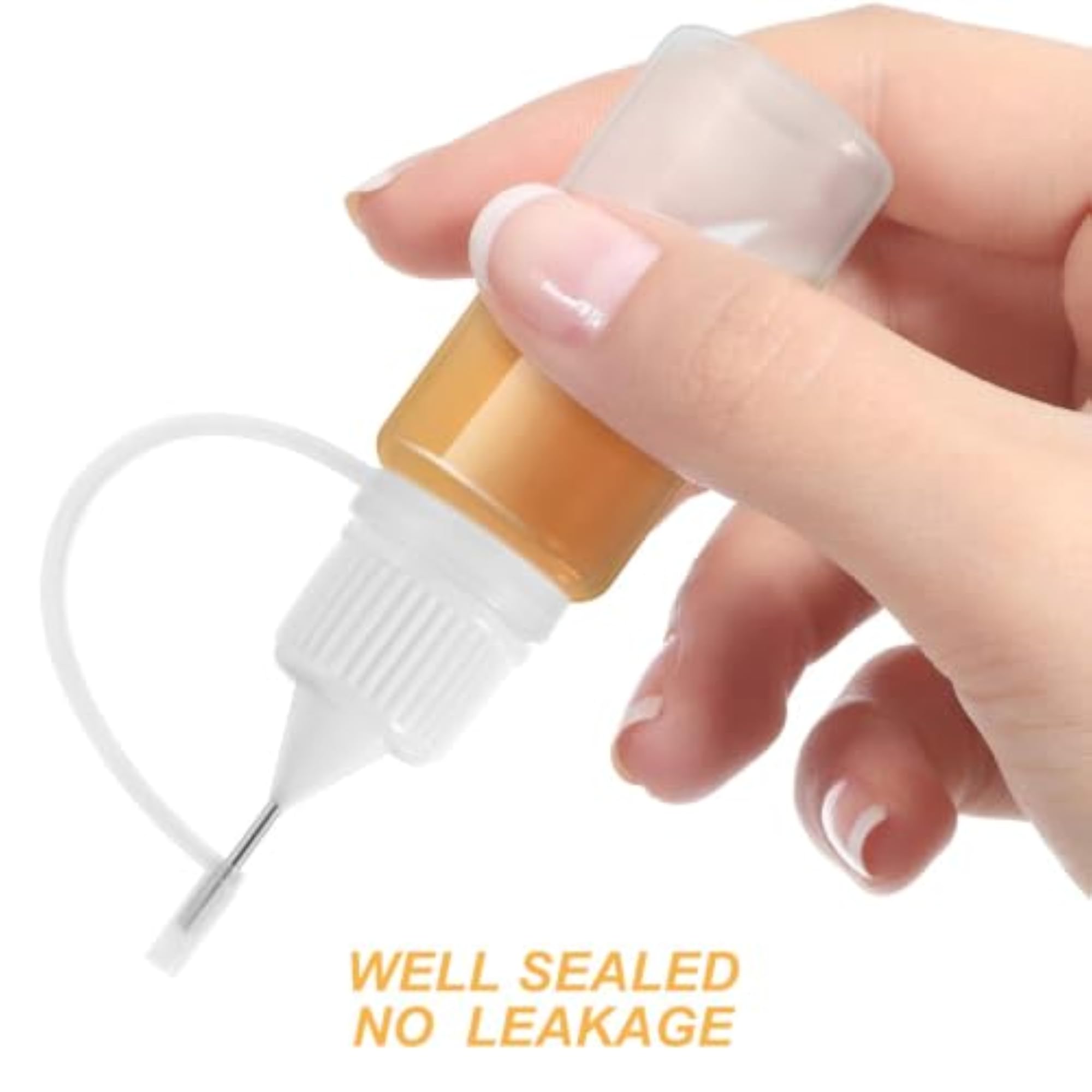 HUEART 5 Pcs Precision Tip Applicator Bottles, 10ml