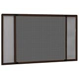 Rantry Ausziehbarer Insektenschutz für Fenster Braun (100-193) x75 cm Bildschirmfenster Model149042