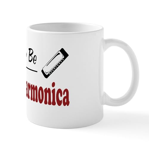 CafePress Rather Be Playing Harmonica Mug