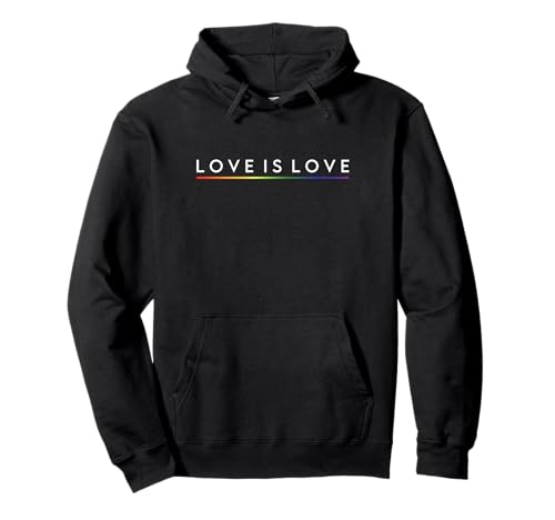 LOVE IS LOVE - LGBT Gay Pride Month Pullover Hoodie