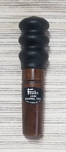 Faulk's Game Calls Deluxe Squirrel Call LS-85, Brown