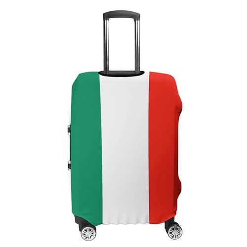Italy Flag Luggage Cover, Elastic Luggage Protector Fits 19-32in Suitcases, Washable & Anti-Scratch Suitcase Cover for Men Women L4