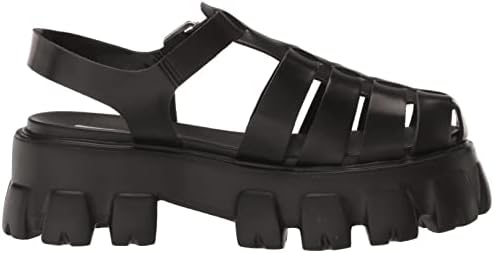 Steve Madden Women's Echo Fisherman Sandal, Black, 8.5 | Image 5