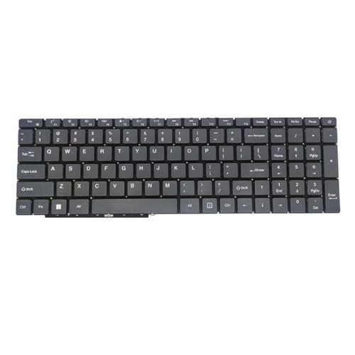 Clavier d'ordinateur portable espagnol américain GWTN156 de rechange gris