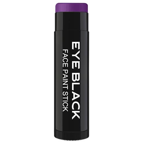 DALVGFN PURPLE EYE BLACK STICK Anti-Glare Eyeblack For Baseball Football Softball Lacrosse Accessories Sweat-Proof Eye Black Grease Paint Smooth & Long Lasting Rich Full Coverage