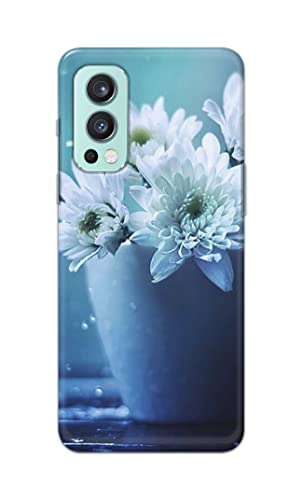 Image of PRINTFIDAA Flowers in The Flower Vase On The Table Printed Designer Hard Case for OnePlus Nord 2 (5G) Back Cover -(ZP) MVN1002