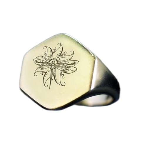Bijou cadeau : bague libellule en argent sterling fait main