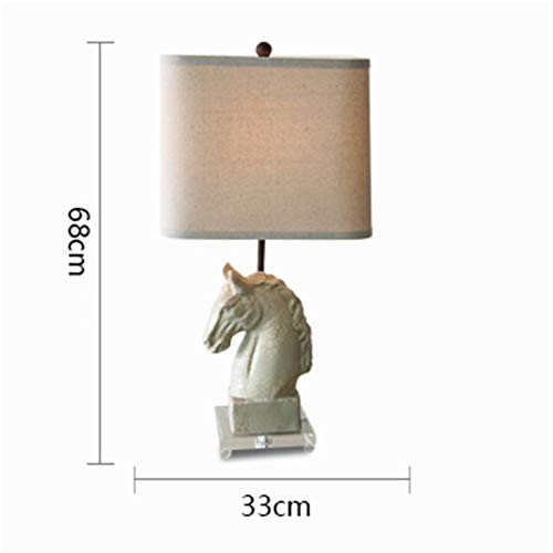 Antique Horse Head Cracked Resin Table Lamp, Linen Lampshade, E27, American Country Table Light, Bedroom, Living Room, Hallway, Room Decoration steampunk buy now online Antique Horse Head Cracked Resin Table Lamp, Linen Lampshade, E27, American Country Table Light, Bedroom, Living Room, Hallway, Room Decoration steampunk buy now online