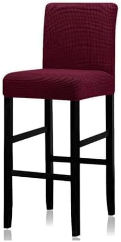 Premium Barstool Covers - Set of 4, Stylish Pub Chair Slipcovers for Short Swivel Dining & Back Bar Stools, Easy to Clean, Durable Fabric, Perfect for Home & Restaurants