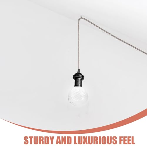 Image of Holibanna Hanging Glass Lamp Shade for Pendant Light Clear Decorative Ceiling Shade Easy Install Modern Design for Chandelier and Wall Lights Eye Versatile Use