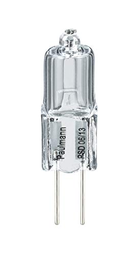 Preisvergleich Produktbild Paulmann Niedervolt Halogenstiftsockellampe Halo+ G4 in Klar 2er Pack Leistung: 16W