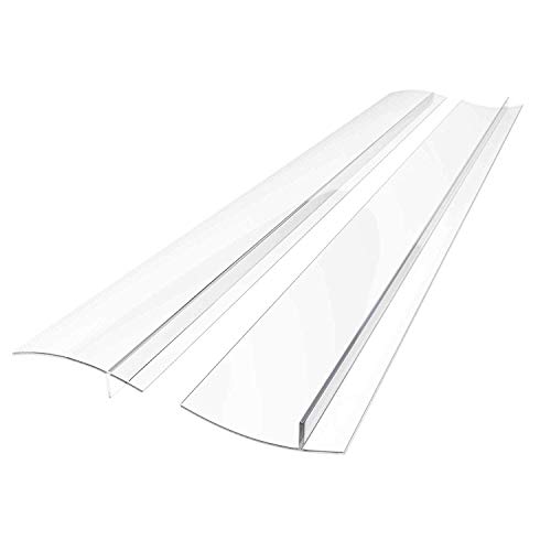 Comparison: Best Sealer For Kitchen Cabinets 3 Linda's Essentials Silicone Stove Gap Covers (2 Pack), Heat Resistant Oven Gap Filler Seals Gaps Between Stovetop and Counter, Easy to Clean Stove Gap Guard (21 Inches, Clear)