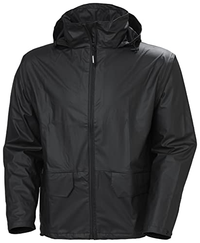 Helly-Hansen Workwear Voss Waterproof Mens Rain Jacket Featuring Full Stretch Fabric and Adjustable Hood