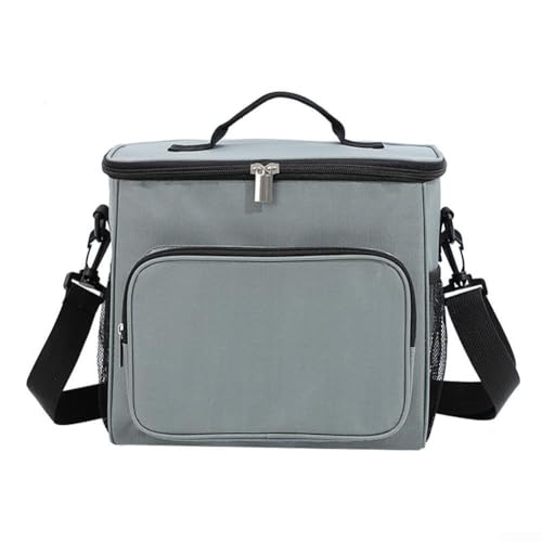 Sawhamale Bolsa térmica grande aislada con forro de aluminio grueso, lonchera térmica de alta capacidad para picnic, camping, playa, al aire libre, bolsa portátil de almacenamiento de alimentos para